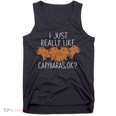 Capybara Lover Women Cute Capybara Tank Top