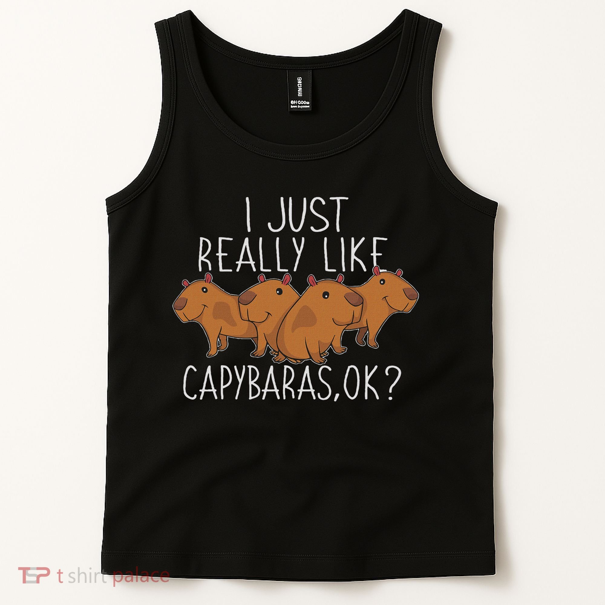 Capybara Lover Women Cute Capybara Tank Top