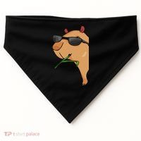 Capybara Lover Women Capybara USA-Made Doggie Bandana thumb 0