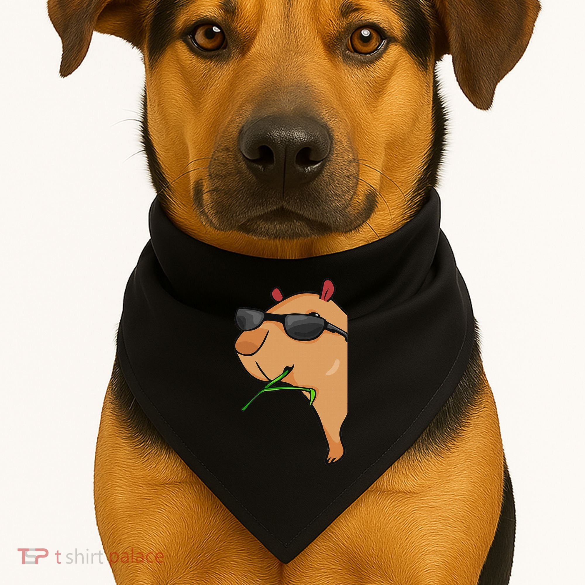 Capybara Lover Women Capybara USA-Made Doggie Bandana