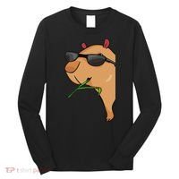 Capybara Lover Women Capybara Long Sleeve Shirt thumb 0