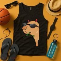 Capybara Lover Women Capybara Tank Top thumb 4