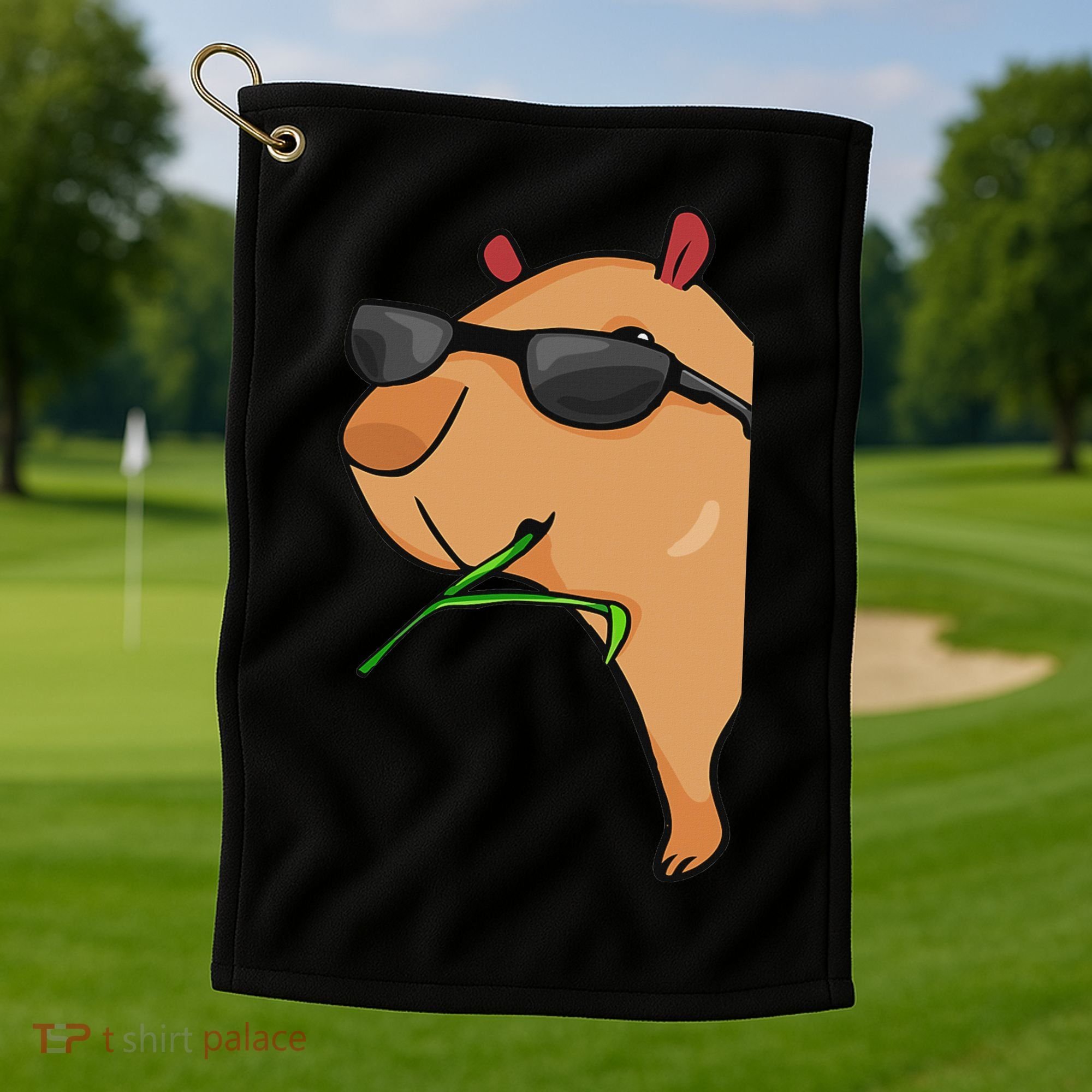 Capybara Lover Women Capybara Golf Towel