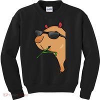 Capybara Lover Women Capybara Kids Sweatshirt thumb 0