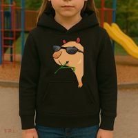 Capybara Lover Women Capybara Kids Hoodie thumb 3