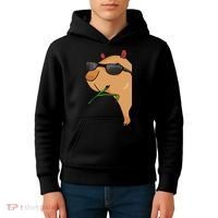 Capybara Lover Women Capybara Kids Hoodie thumb 4