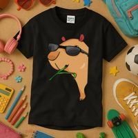 Capybara Lover Women Capybara Kids T-Shirt thumb 3