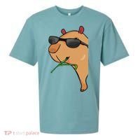 Capybara Lover Women Capybara Sueded Cloud Jersey T-Shirt thumb 0