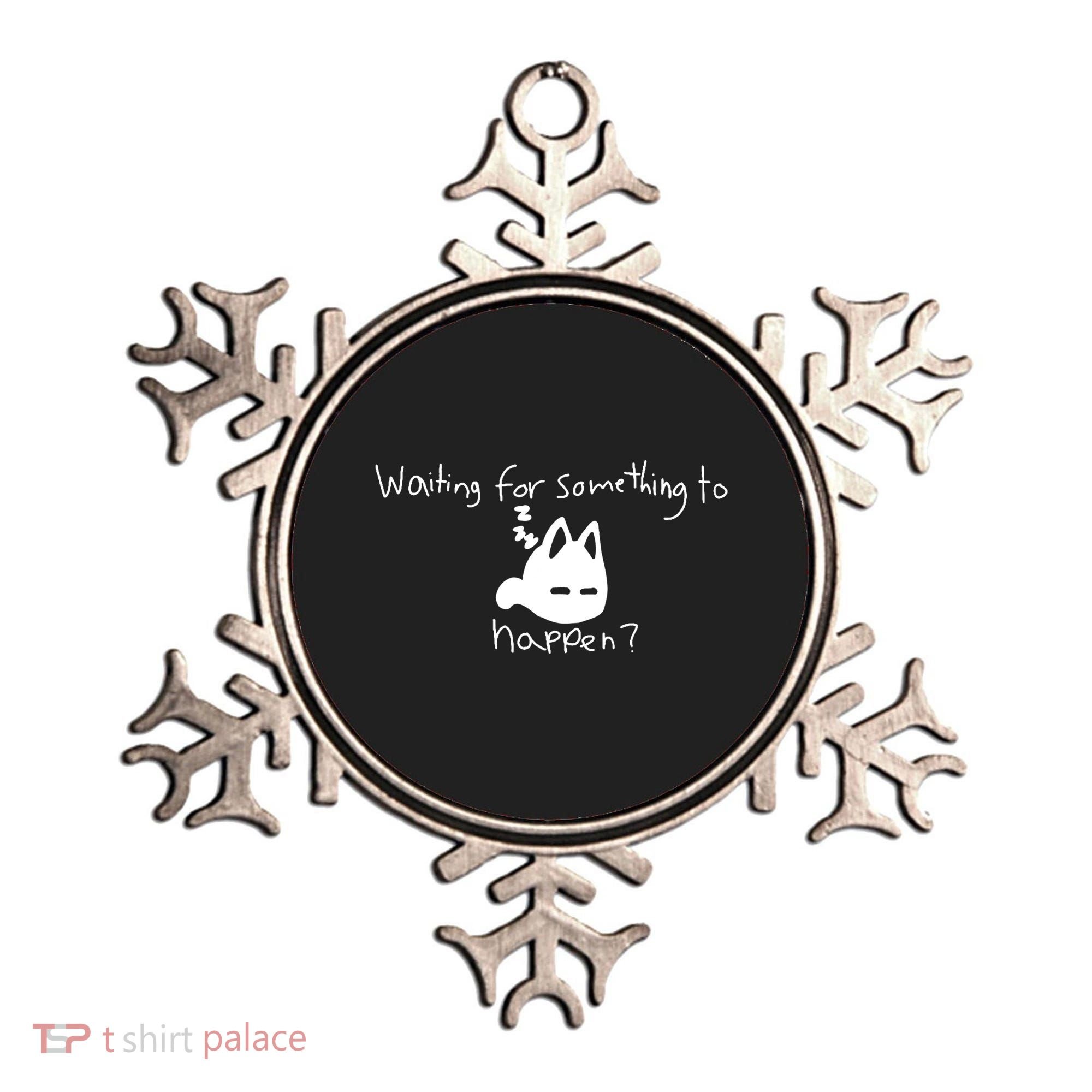 Cat Lover Waiting For Something To Happen Omori Cat Inspired Ornament