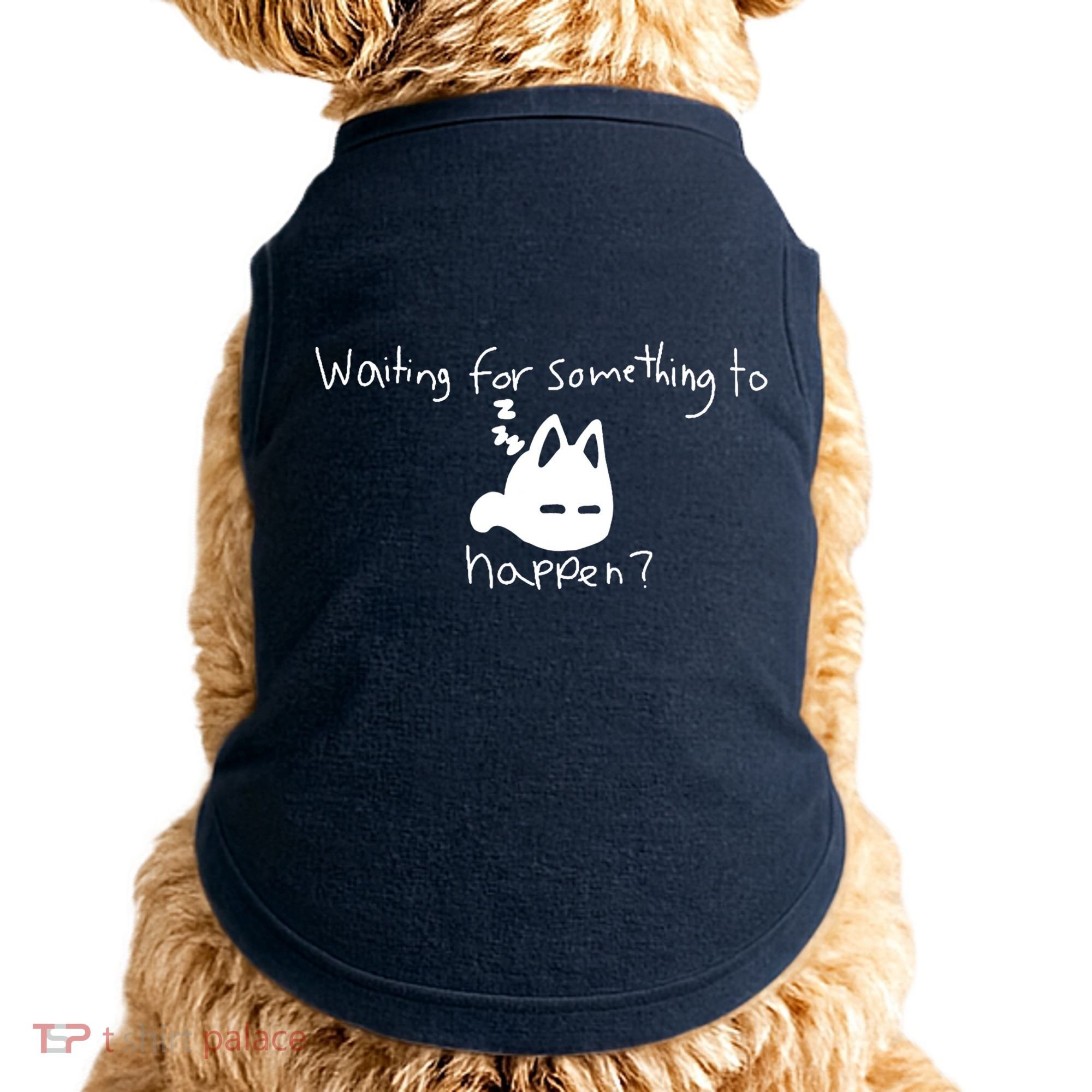 Cat Lover Waiting For Something To Happen Omori Cat Inspired Doggie Tank