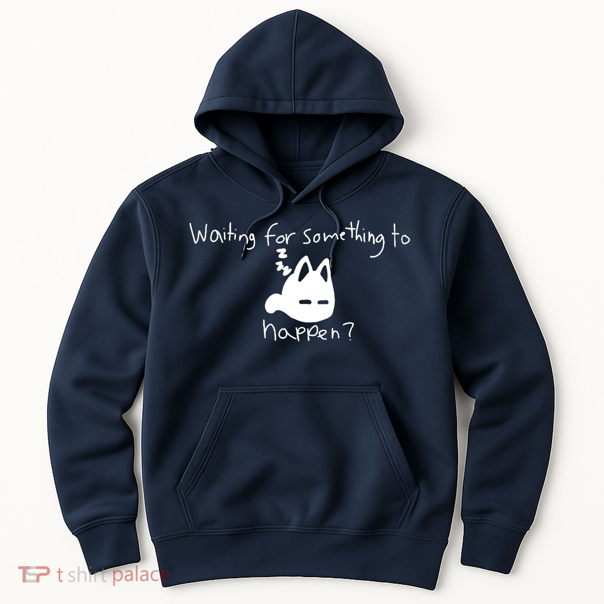 Cat Lover Waiting For Something To Happen Omori Cat Inspired Hoodie