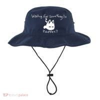 Cat Lover Waiting For Something To Happen Omori Cat Inspired Bucket Hat thumb 0