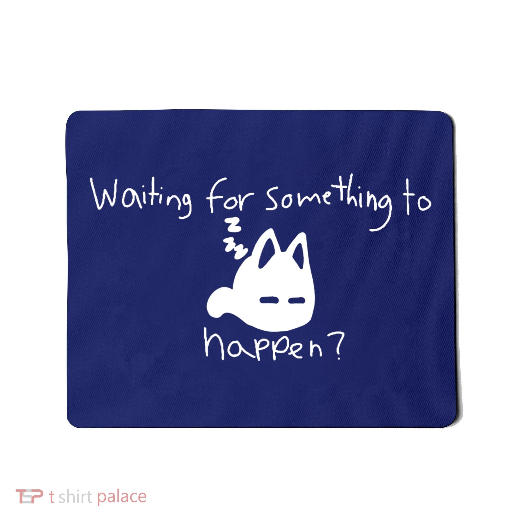 Cat Lover Waiting For Something To Happen Omori Cat Inspired Mousepad