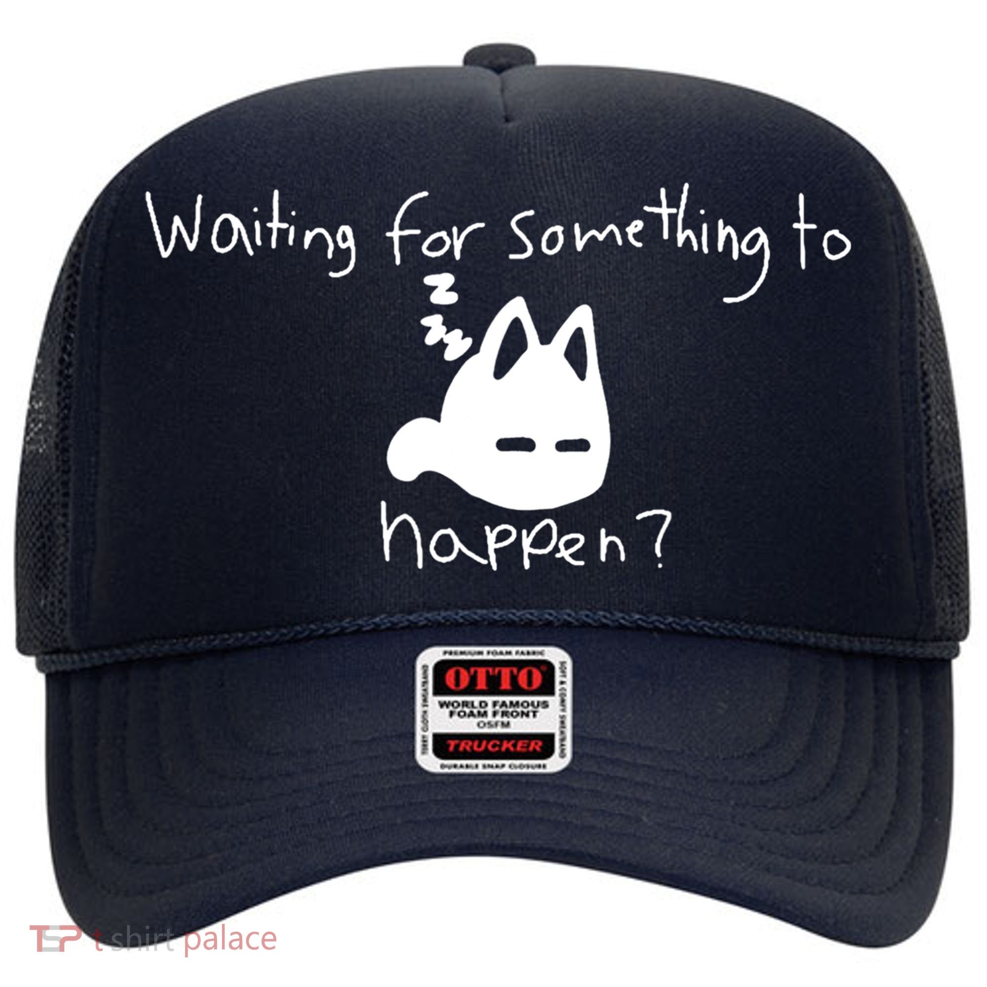 Cat Lover Waiting For Something To Happen Omori Cat Inspired Hat