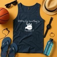 Cat Lover Waiting For Something To Happen Omori Cat Inspired Tank Top thumb 4