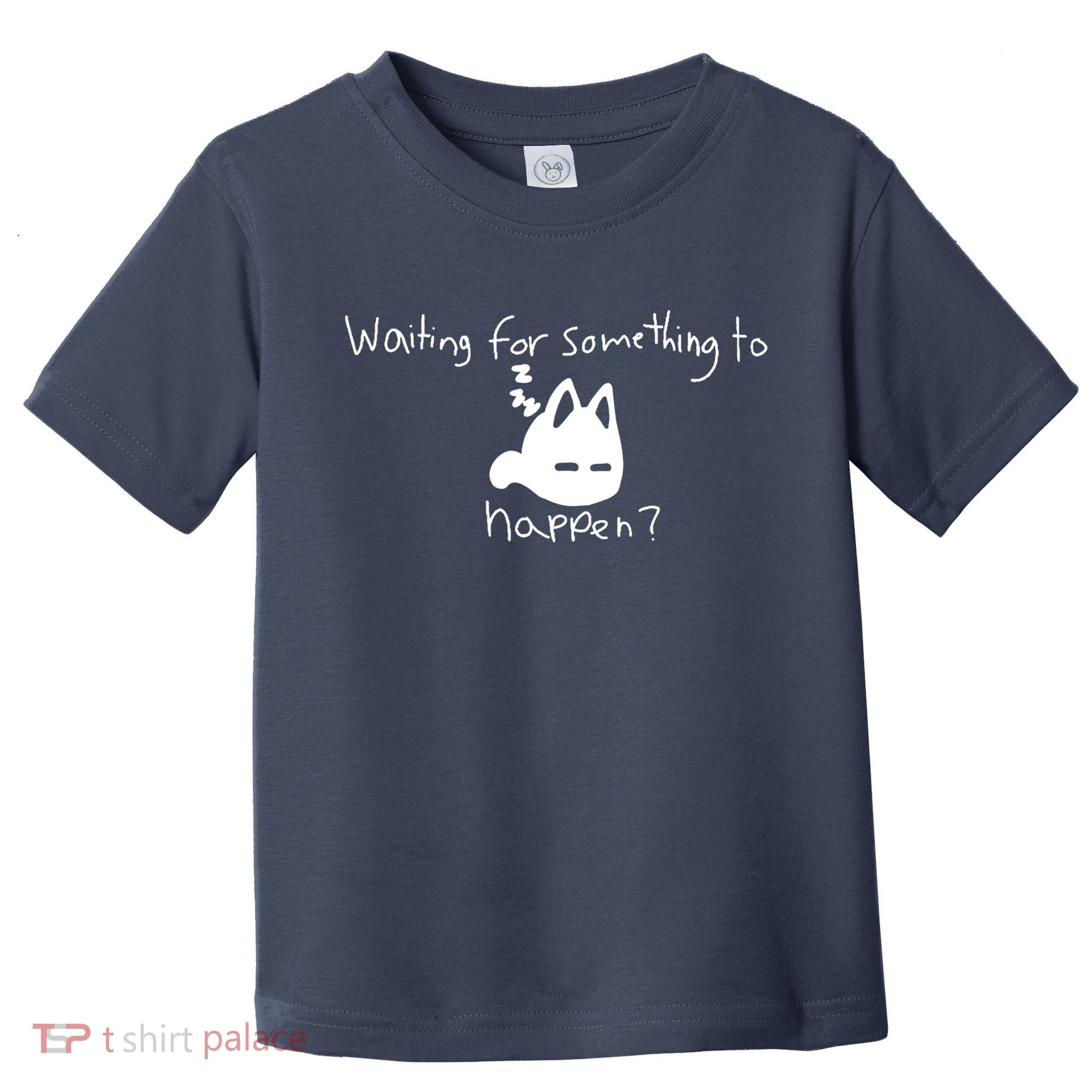 Cat Lover Waiting For Something To Happen Omori Cat Inspired Toddler T-Shirt