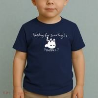 Cat Lover Waiting For Something To Happen Omori Cat Inspired Toddler T-Shirt thumb 2