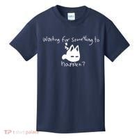 Cat Lover Waiting For Something To Happen Omori Cat Inspired Kids T-Shirt thumb 0