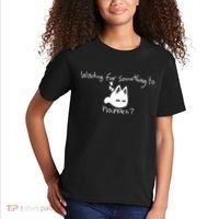 Cat Lover Waiting For Something To Happen Omori Cat Inspired Kids T-Shirt thumb 2
