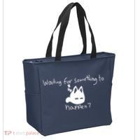 Cat Lover Waiting For Something To Happen Omori Cat Inspired Tote Bag thumb 2