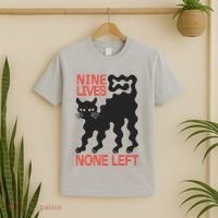 Cat Lovers Will Relate To Nine Lives None Left Humor T-Shirt thumb 2