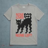 Cat Lovers Will Relate To Nine Lives None Left Humor T-Shirt thumb 5