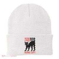 Cat Lovers Will Relate To Nine Lives None Left Humor Beanie thumb 0