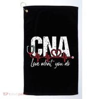 CNA Love What You Do Certified Nursing Assistant Nurse Golf Towel thumb 0