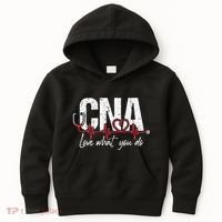 CNA Love What You Do Certified Nursing Assistant Nurse Kids Hoodie thumb 0