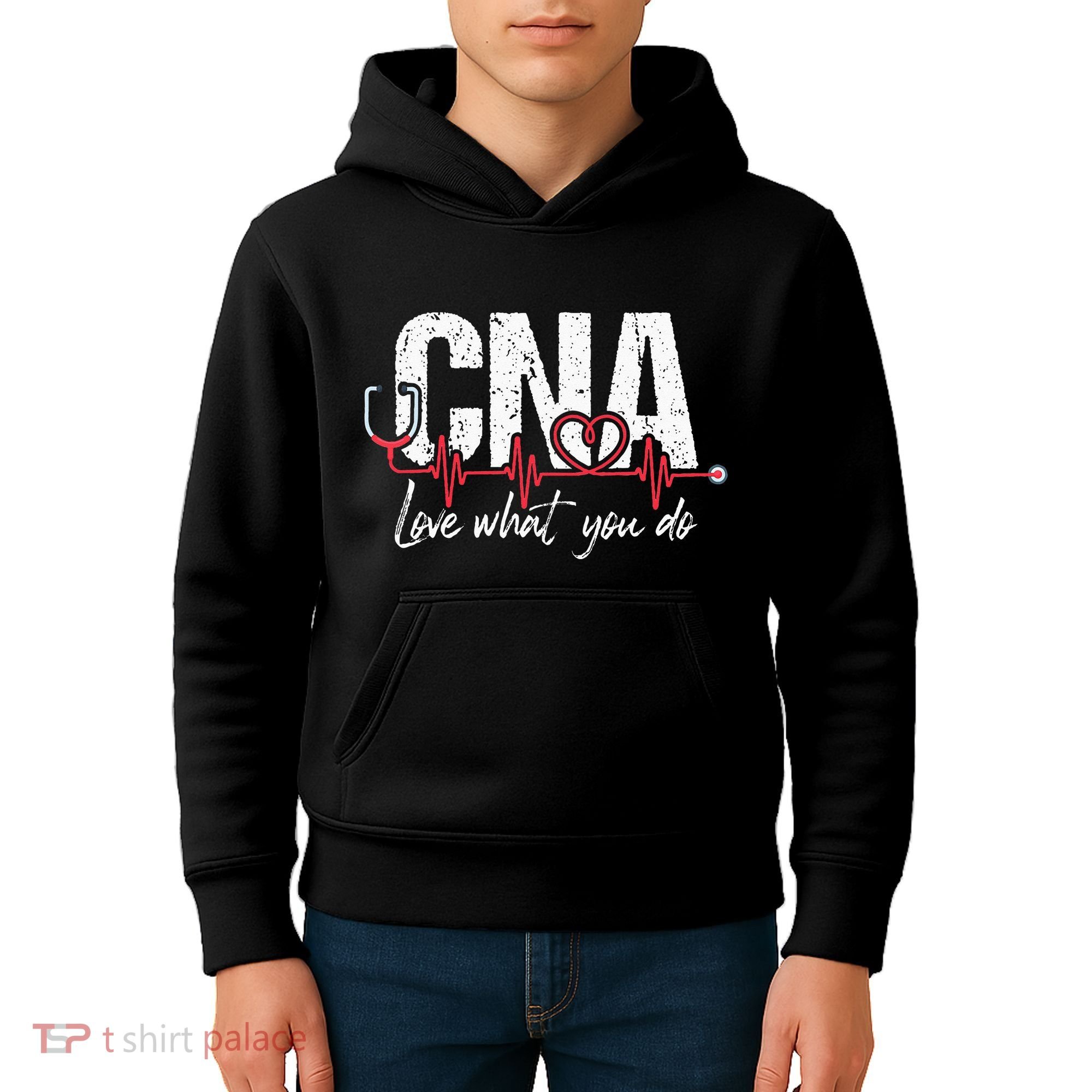 CNA Love What You Do Certified Nursing Assistant Nurse Kids Hoodie