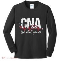 CNA Love What You Do Certified Nursing Assistant Nurse Kids Long Sleeve Shirt thumb 0