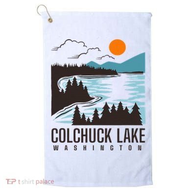 Colchuck Lake Washington Golf Towel