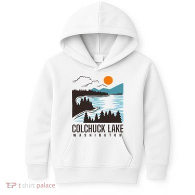Colchuck Lake Washington Kids Hoodie