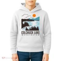 Colchuck Lake Washington Kids Hoodie thumb 4