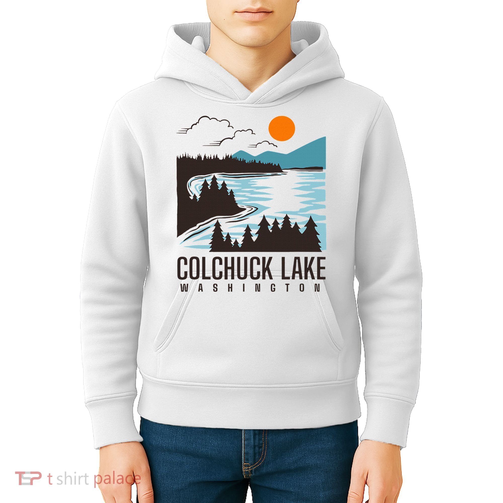 Colchuck Lake Washington Kids Hoodie