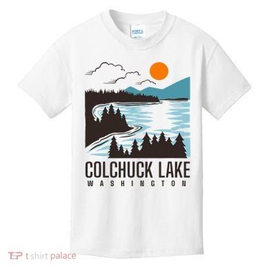 Colchuck Lake Washington Kids T-Shirt