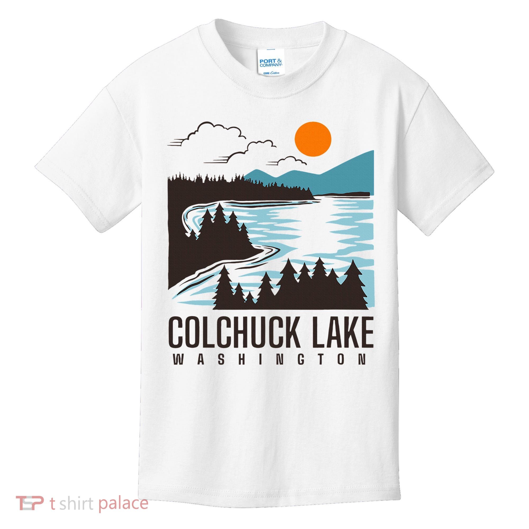 Colchuck Lake Washington Kids T-Shirt