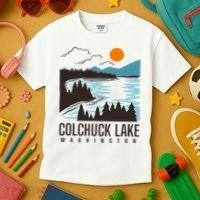 Colchuck Lake Washington Kids T-Shirt thumb 3