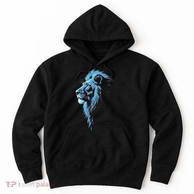 Cool Lion With Blue Eyes Gift Hoodie