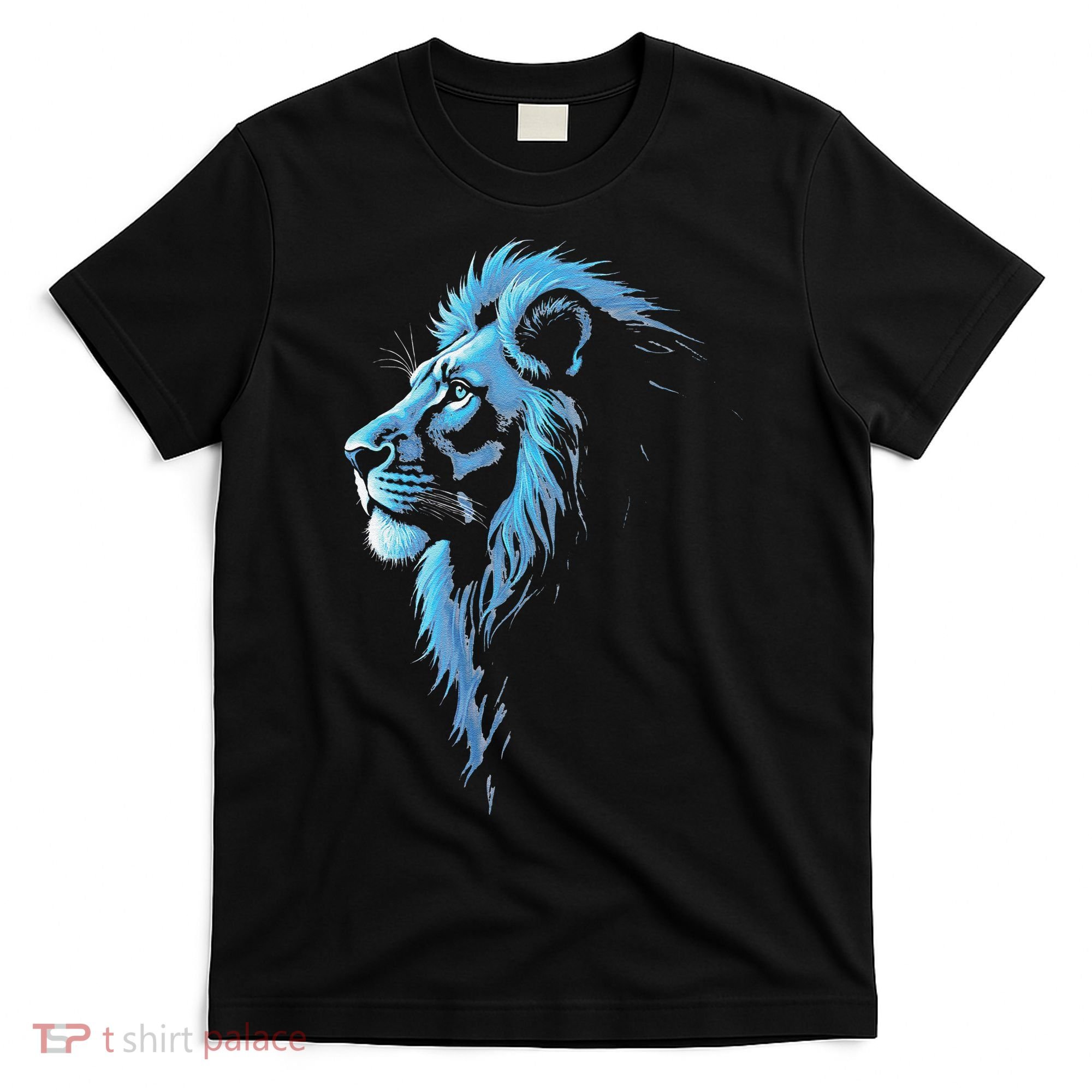 Cool Lion With Blue Eyes Gift T-Shirt