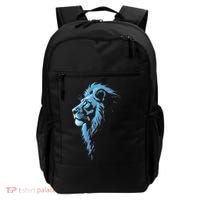 Cool Lion With Blue Eyes Gift Backpack thumb 0