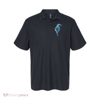 Cool Lion With Blue Eyes Gift Polo