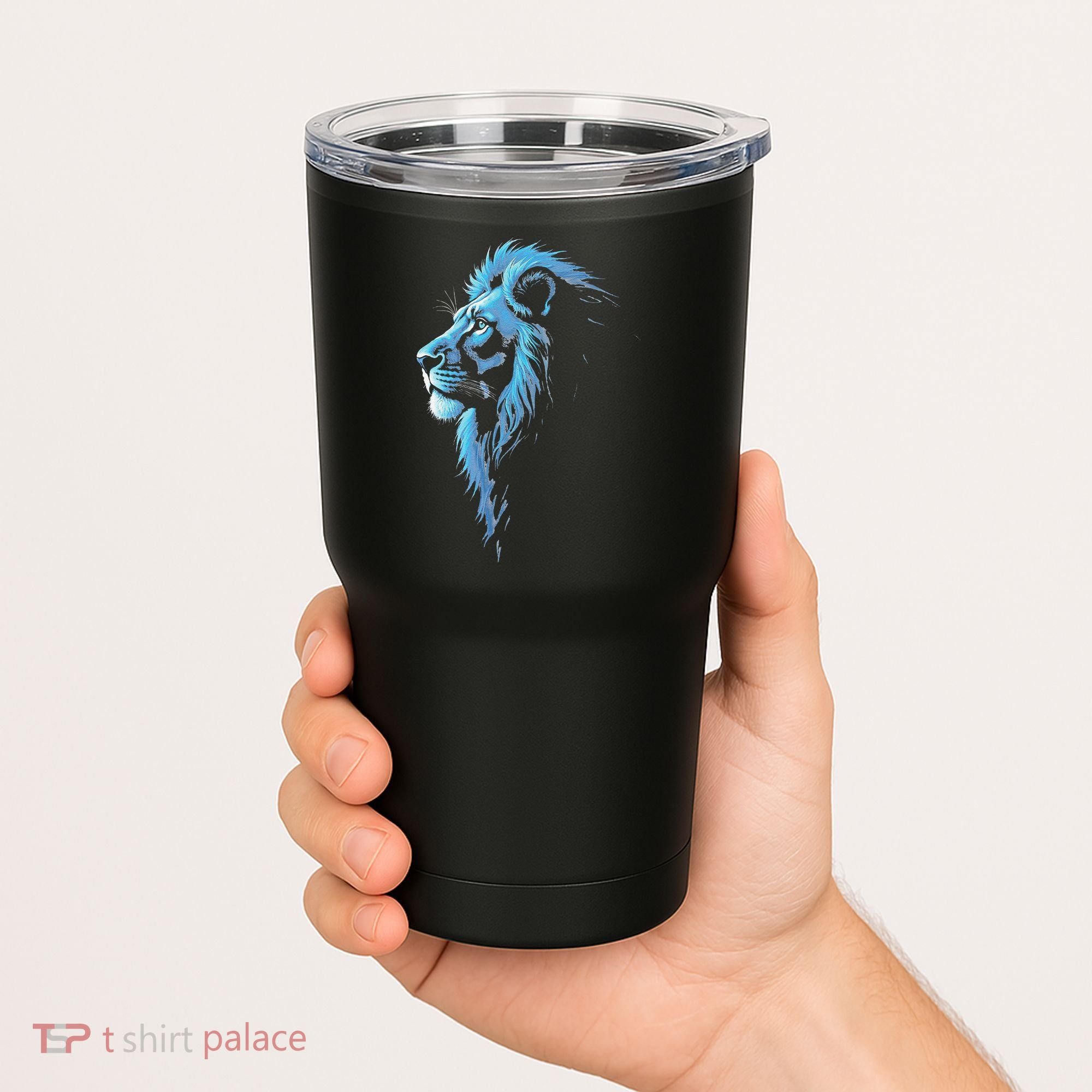 Cool Lion With Blue Eyes Gift Tumbler