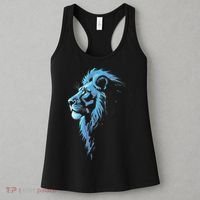 Cool Lion With Blue Eyes Gift Women's Tank Top thumb 3
