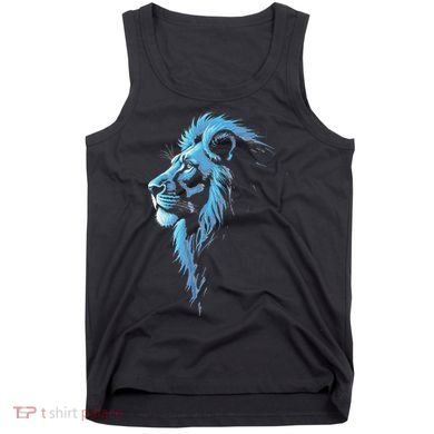 Cool Lion With Blue Eyes Gift Tank Top