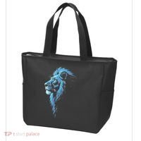 Cool Lion With Blue Eyes Gift Tote Bag thumb 3