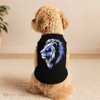 Cool Lion With Blue Eyes Lions Doggie Tank thumb 2