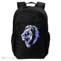 Cool Lion With Blue Eyes Lions Backpack thumb 0