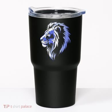 Cool Lion With Blue Eyes Lions Tumbler