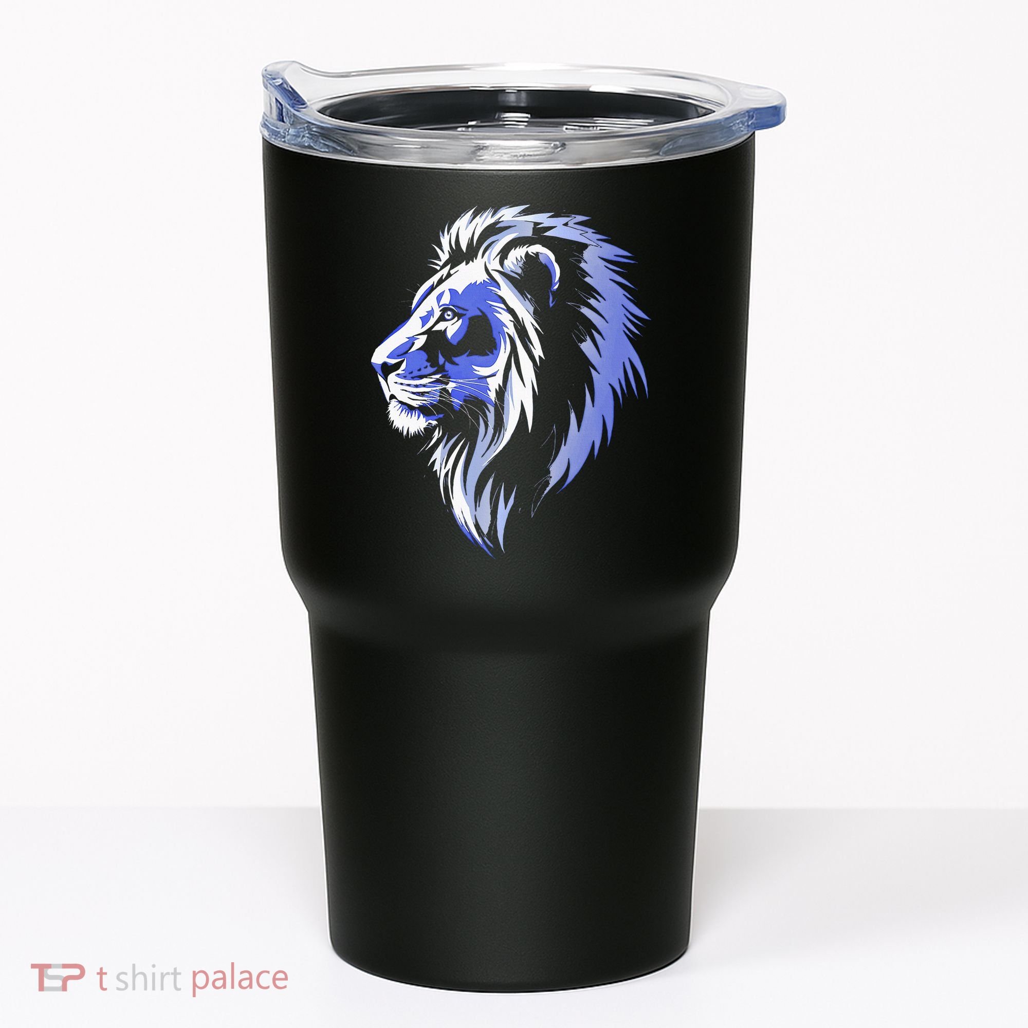 Cool Lion With Blue Eyes Lions Tumbler